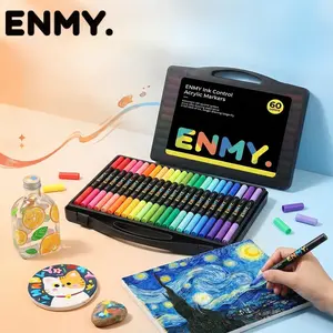ENMY Blackbox Acrylic Marker Set 24/36/48/60/80 Warna