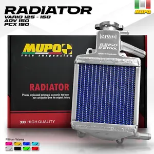 Radiator Pcx 150 vario 125/150 ADV 150 Original Thailand RADIATOR HONDA VARIO 125 150 OLD NEW LED FI PCX150 ADV150 ALL SERIES PENDINGIN RADIATOR MOTOR PLUS TUTUP RADIATOR ORIGINAL PREMIUM FREE DUS KEMASAN VACUM ALMU ALUMINIUM ALMUNIUM PNP