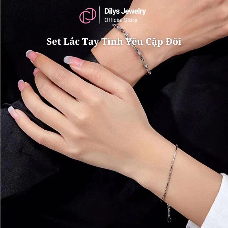 [Quà Tặng] Vòng Tay Đôi "Eternal Twist" Titan Không Gỉ Quà Tặng Người Yêu Nam Nữ Dilys Jewelry-MF16 2