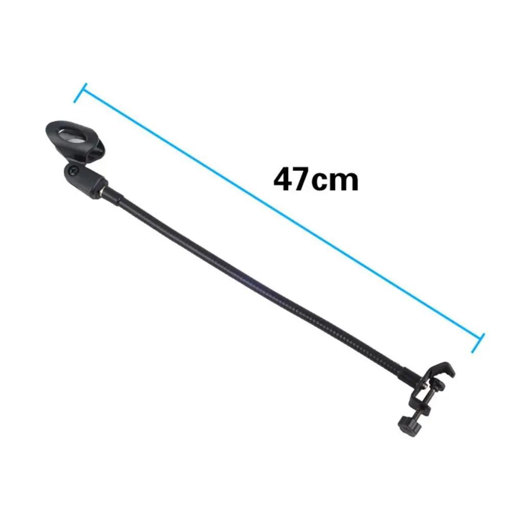 Giá Chân Đế Micro Kim Loại, Kẹp Ống Linh Hoạt, Giá Chân Đế Mic Để Bàn, Giá Đỡ Cánh Tay Micro