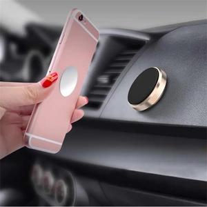 Soporte magnético redondo para teléfono de coche, Soporte multifuncional para teléfono en la rejilla de ventilación del coche, Soporte duradero para montaje conveniente de teléfonos móviles, Base
