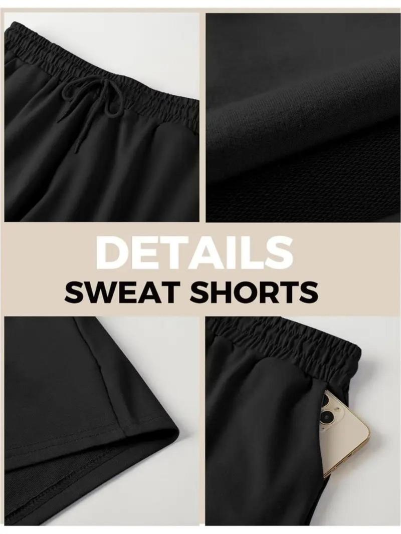 Product Introduction of Women's Solid Color Shorts, Casual Comfy Breathable Shorts for Daily Wear, Ladies Bottoms for Summer 9