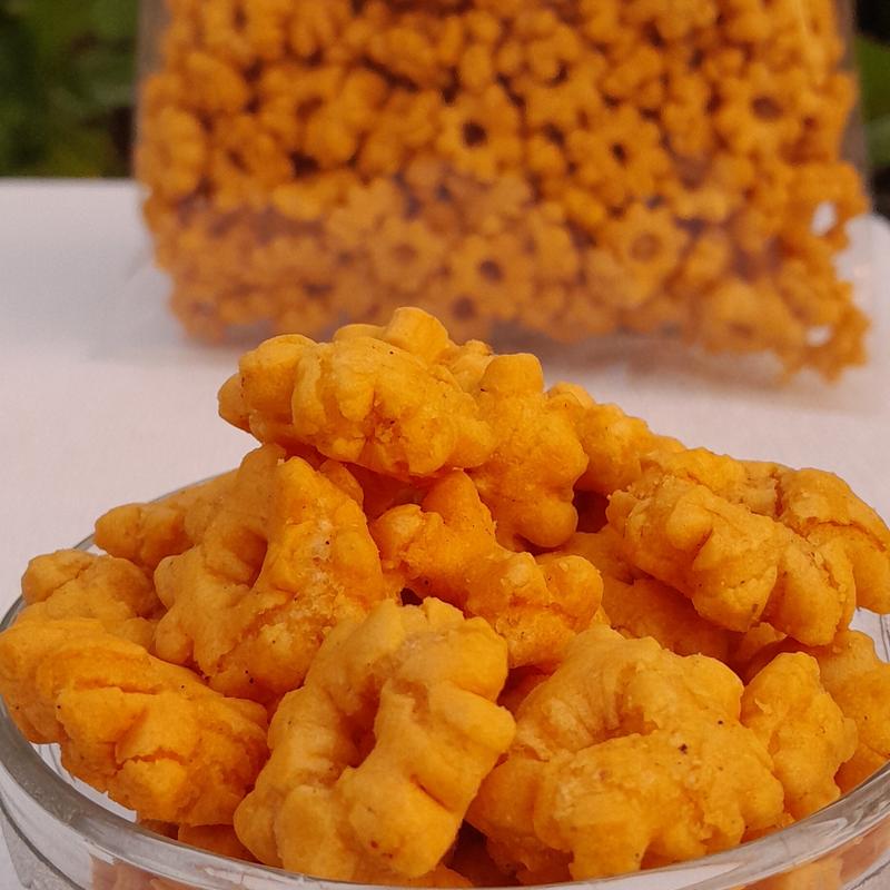 Kembang Ribut Sakura Kering 1kg - Gurih & Renyah, Berkualitas, Halal Food Snack Pedas Makanan 4