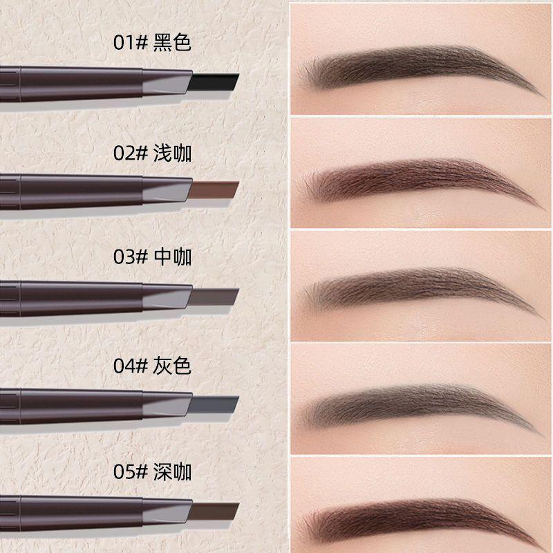 Product Introduction of [1200 + People In A Week] Beginner Student Waterproof Sweat-Proof Durable Double-Headed Eyebrow Pencil Two-In-One Wild Eyebrow Triangular Natural Fadeless 0