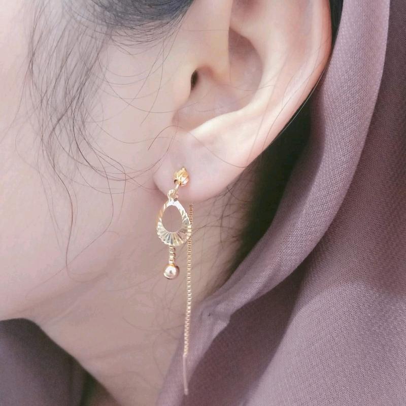 Anting Tusuk Jarum Earrings jepit 1