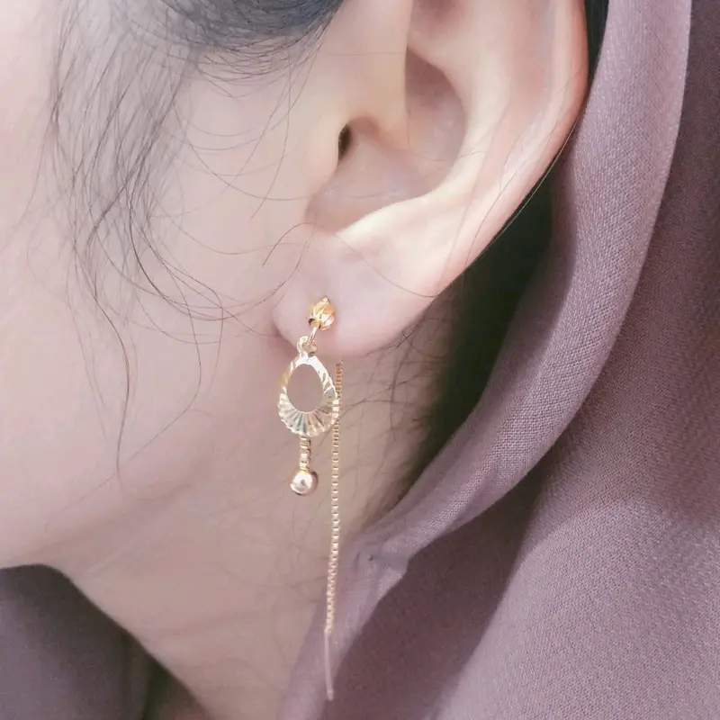 Anting Tusuk Jarum Earrings jepit 1