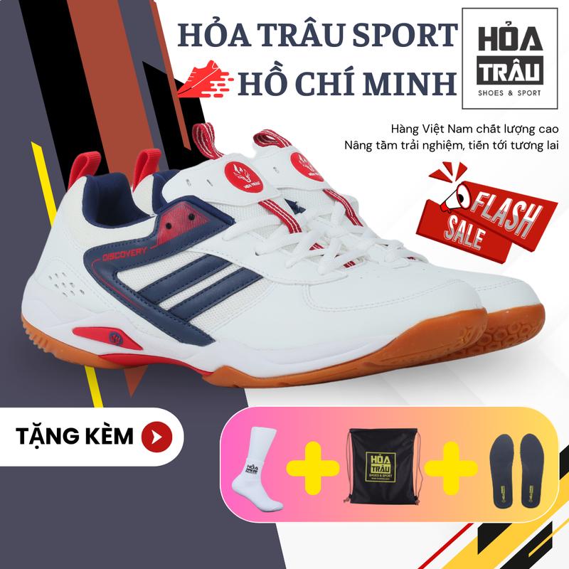 [Mua 1 tặng 3] Giày cầu lông Sneaker Sport Thể Thao Thời Trang Hỏa Trâu Việt Nam, giày đánh cầu lông, quần vợt, chống trượt, giảm thiểu vặn cổ chân HT035 vn standard Unisex Badminton Shoes specialized unisex nam nữ Tập Thể Dục Giày Thể Thao - Tết - Xmas