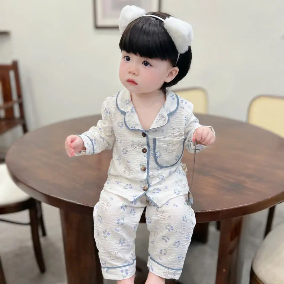 SET BỘ PIZAMA DÀI TAY CUTE CHO BÉ  - Chất tơ đũi mềm đẹp nhiều hoạ tiết xinh yêu