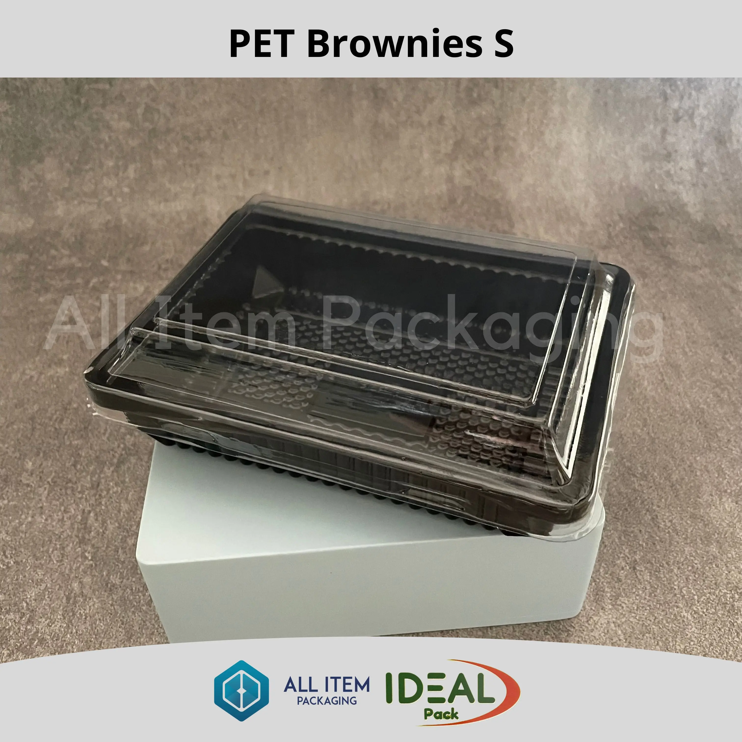 Mika Brownies S IDEAL / Brownies Mini / Brownies Kotak IDEAL @50 Pcs Plastik