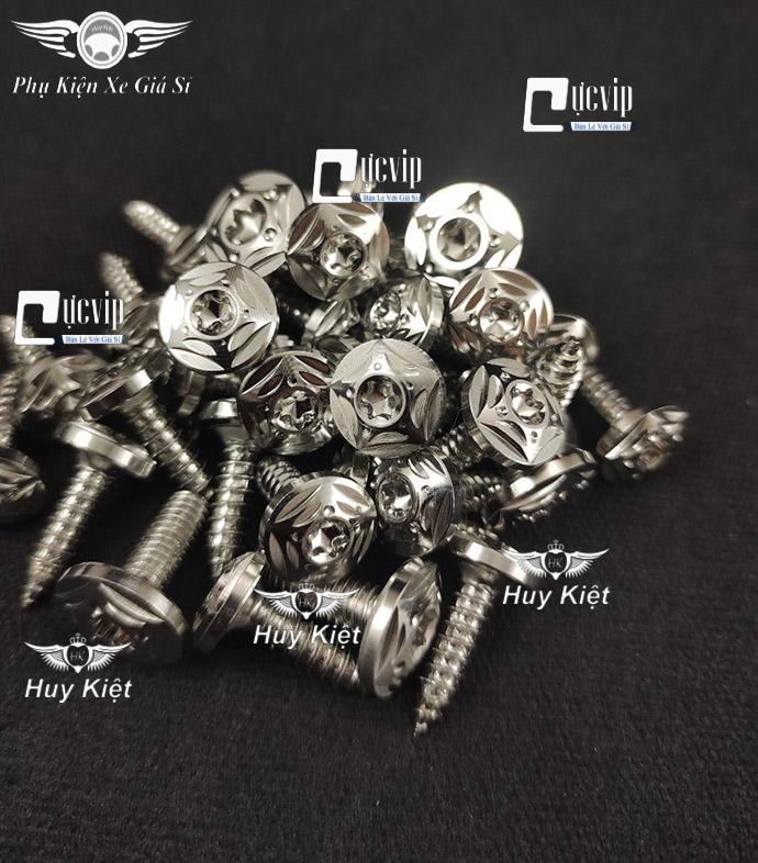 Full Bộ Ốc Dàn Áo Salaya KING Inox 304 Mẫu (Sao Phối Thái) AirBlade, Dream, Exciter, Future, Satria, Sirius, Sonic, Vario, Wave, Winner V1, Winner X MS9999