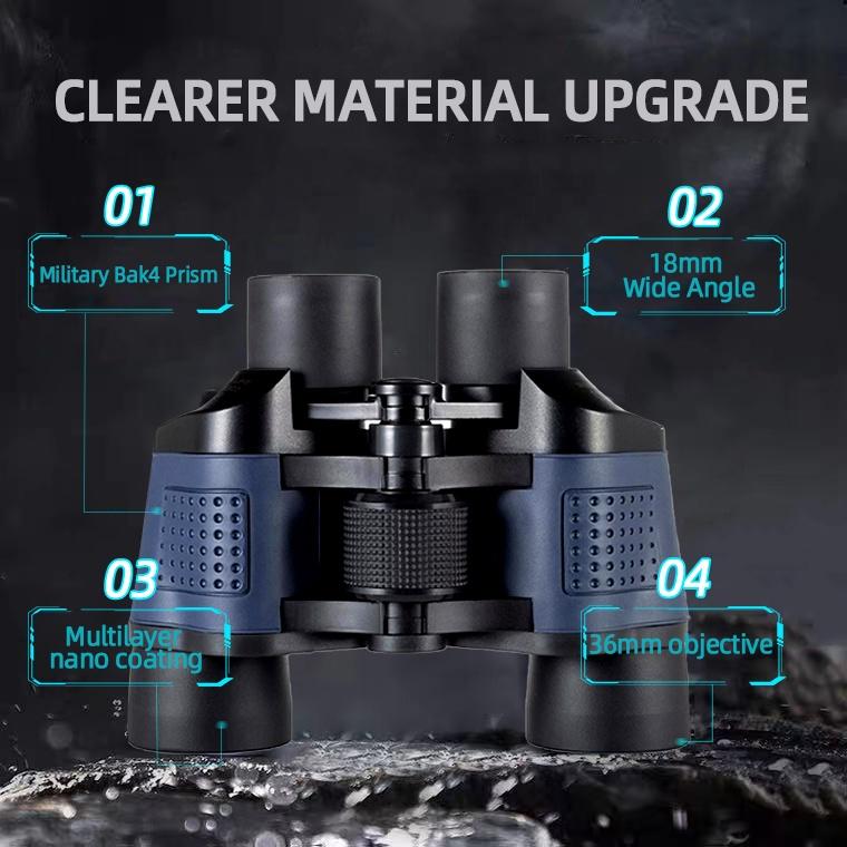 Ống nhòm, 60x60 Zoom, Công suất cao, Khoảng cách siêu dài, Có thể nhìn thấy 200000M, Không thấm nước, Tầm nhìn ban đêm, Kính thiên văn, Mới cho năm 2023, Telescopio 1