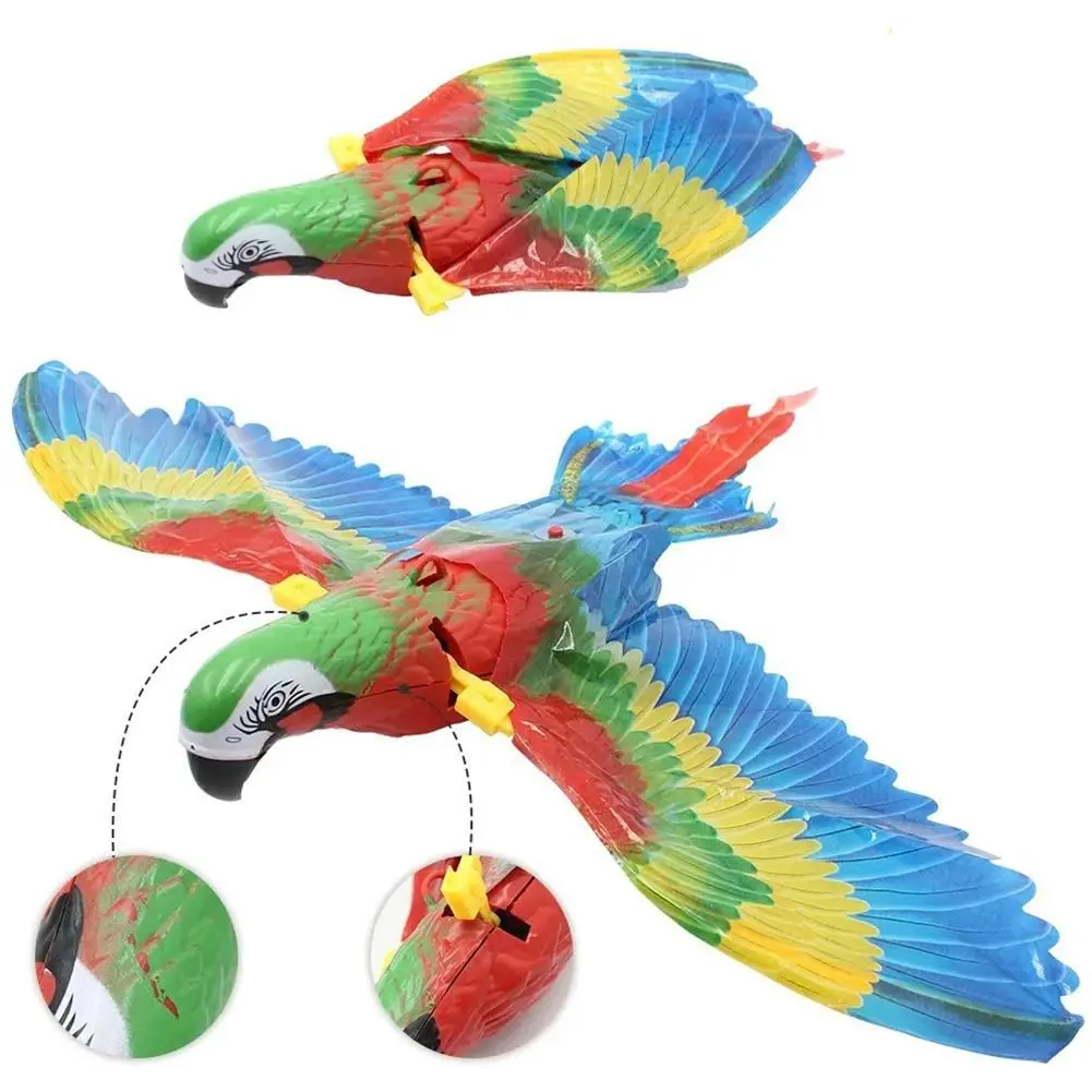 Luminous Bird Repellent Hanging Eagle With Music Flying Bird Scarer Flying Bird Toy