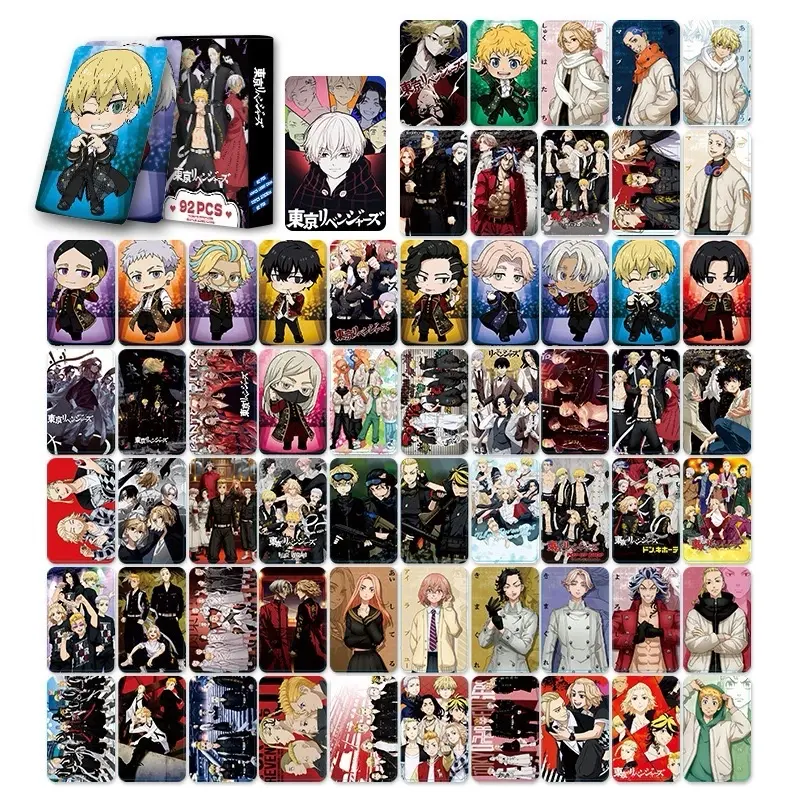 [Lomo Tokyo Revengers 92] Bộ 60 lomo card + 32 Sticker anime TokyoRevenger 5