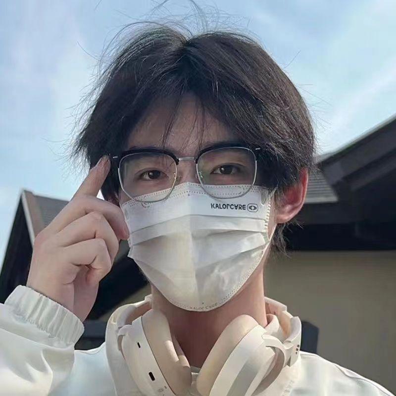 Product Introduction of 2024 Pu Shuai Artistic Retro Semi-Rimless Glasses Men's Myopia Can Be Equipped with Degrees Anti-Blue Light Glasses Female Sven Tech Men's Fashion 7
