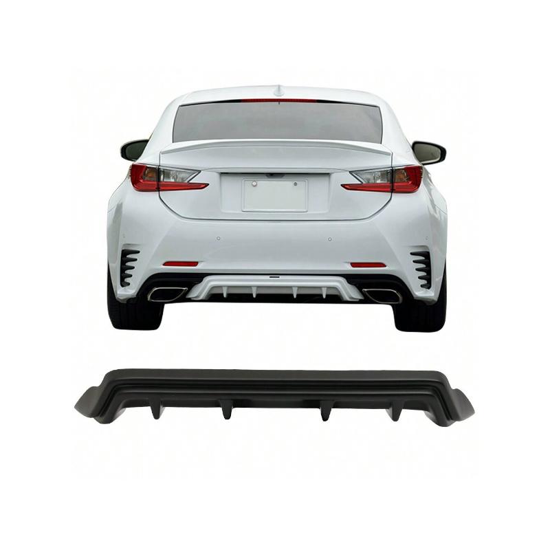 Rear Diffuser Compatible With 2015-2017 Lexus RC300 RC350, F-Sport ...