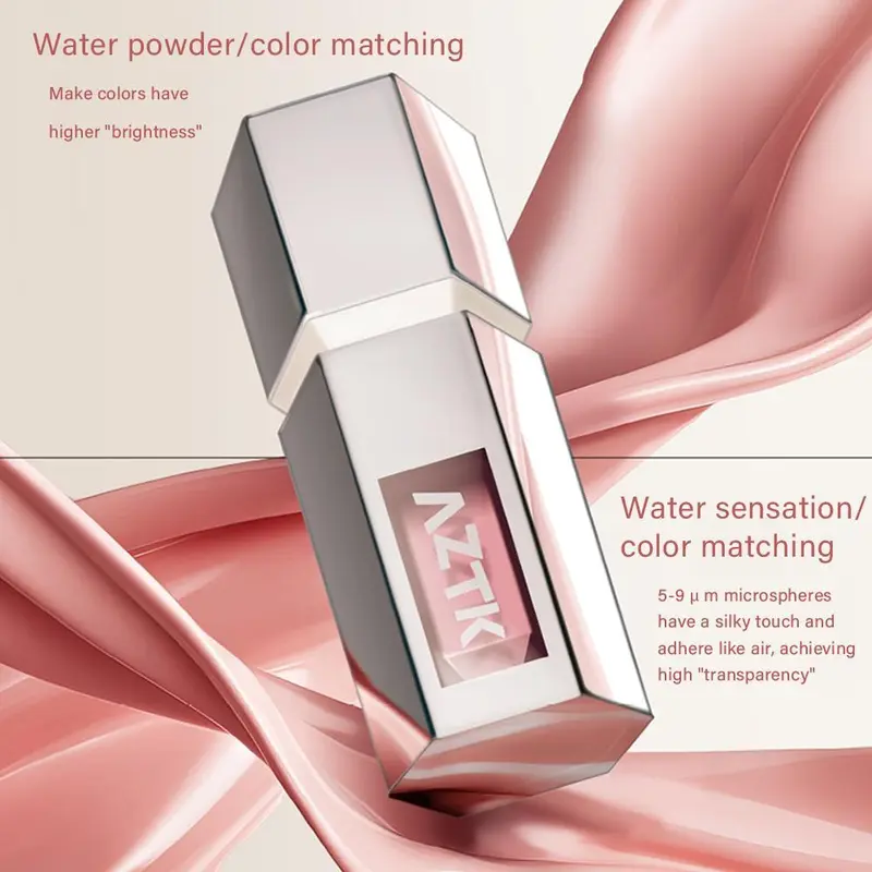 Phấn Má Hồng Dạng Lỏng Dạng Phấn Màu Đông Lạnh AZTK / Jingzhi, Mở Rộng 5ml, Giả Khí Quyển, Co Giãn, Sửa Chữa, N9S1 1