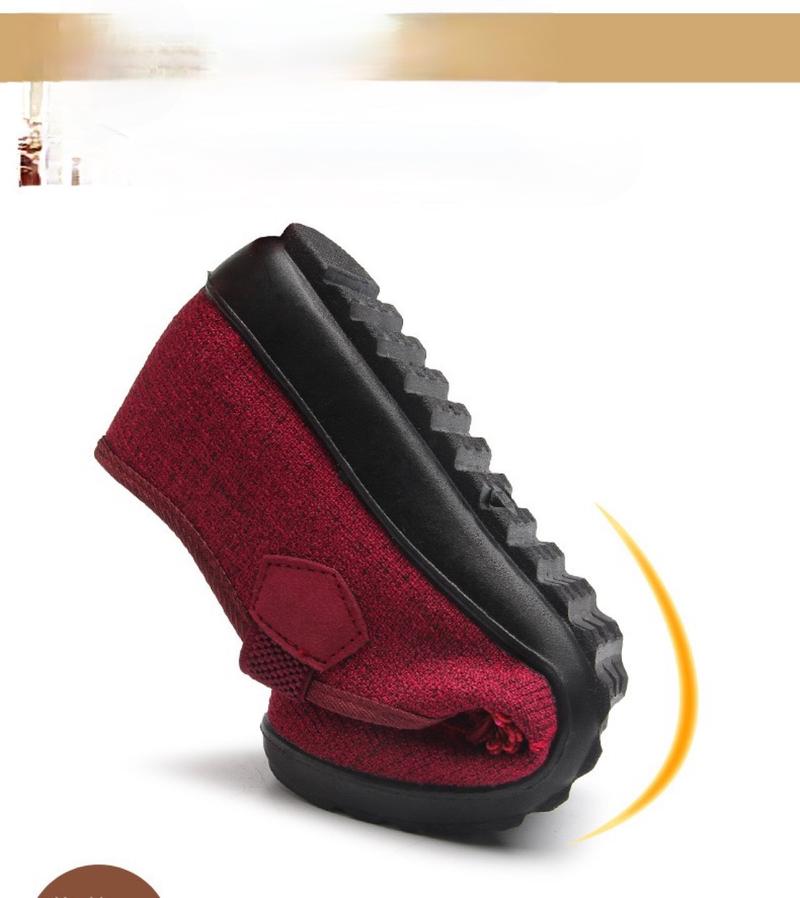 Product Introduction of Giày trung niên nữ, giày bà nội bà ngoại, giày lười vải nữ Shoes Shoes 3
