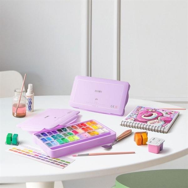 Phiên bản sinh đôi Màu thạch Himi Gouache 12g