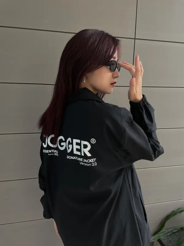 [Có bigsize 120 kg] Áo Khoác JOGGER JACKET Unisex Nam Nữ Form Rộng 5