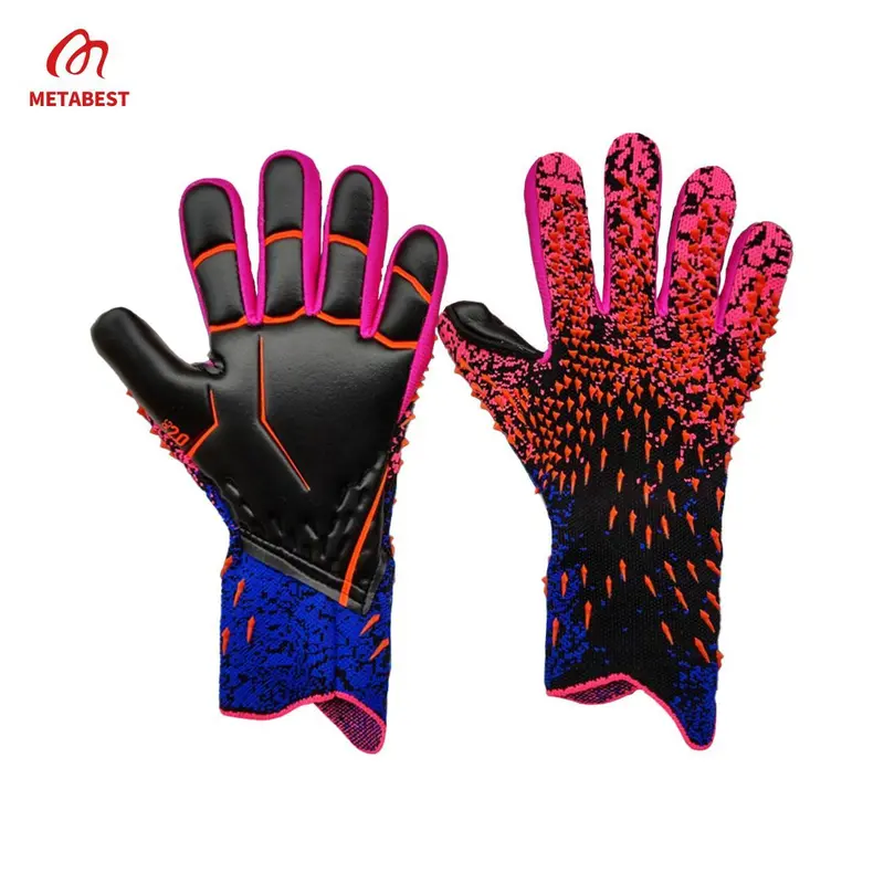 Breathable Wear-resistant Thickened Football Goalkeeper Gloves, 1 Pair Professional Adult Latex Gloves, Sports Gloves For Men & Women 2