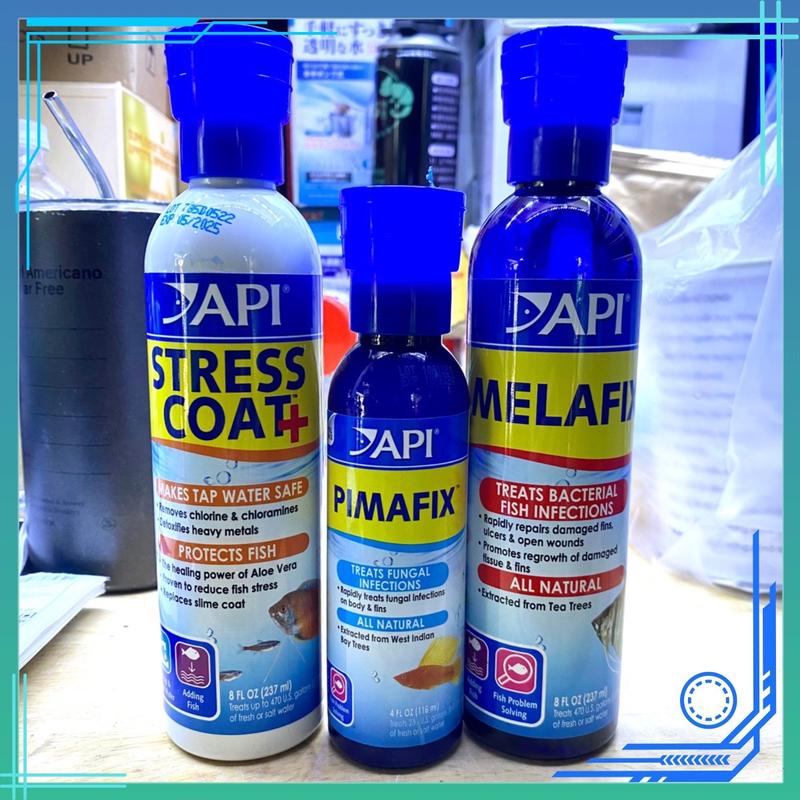 PIMAFIX, MELAFIX, STRESS COAT dưỡng cá của API cá săn môi
