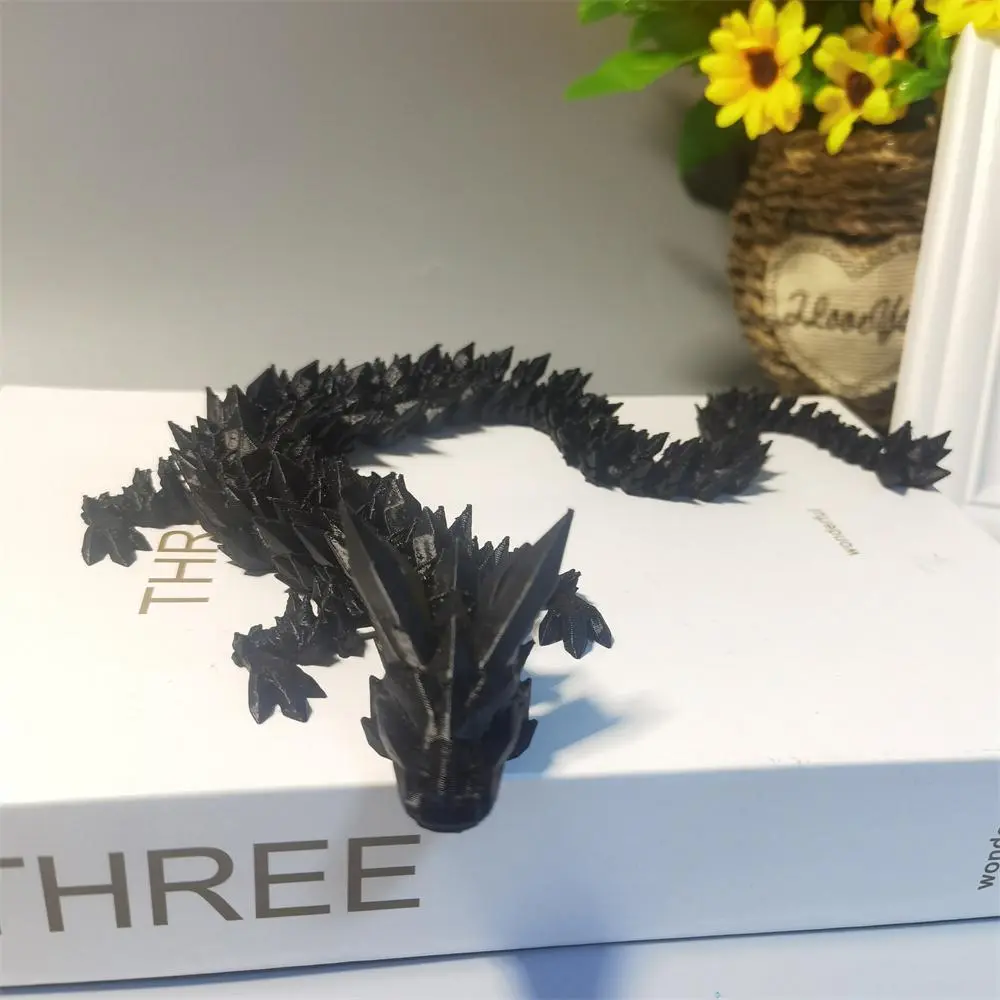 Mini Dragon Design Room Decor Desktop Figurine, 1 Count 3D Printed Creative Desktop Ornament, Home Decor Supplies for Living Room Bedroom Office, Desk Accessories, Valentines Gift for Him, Home Decor