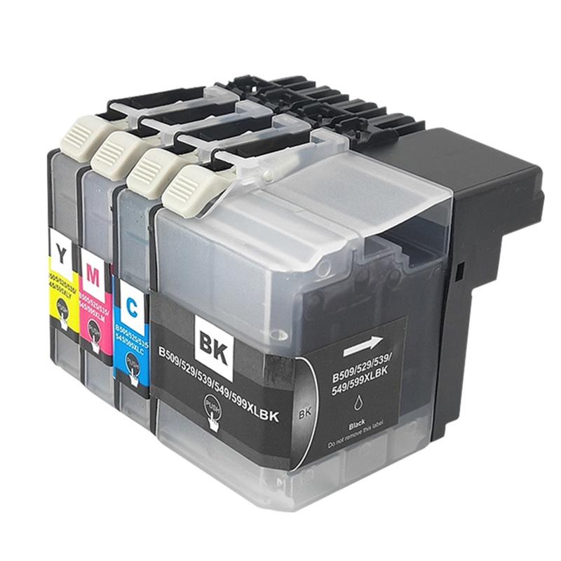 Clogging Ink 4pcs LC539XL LC535X Compatible Ink Cartridge for Brother DCP-J100/DCP ...