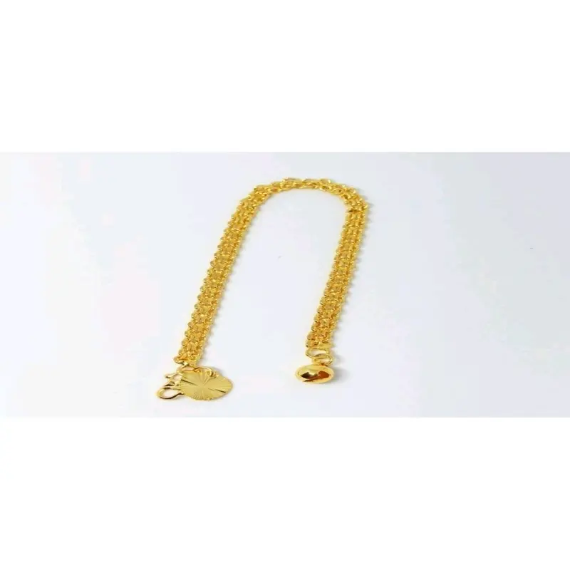 PROMO perhiasan wanita gelang tikar titanium wanita anti luntur anti karat teelaris Gold 7