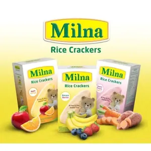 Biscuit Milna Rice Cracker 20 gr Snack Milna Crackers Camilan Bayi