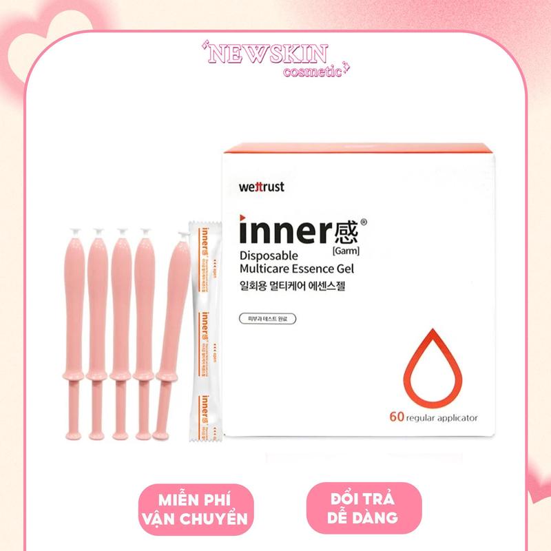 Che tên Combo 10 Đũa Inner Gel Dưỡng Vùng Kín Wettrust Innergarm 1,7g - Dung dịch vệ sinh phụ nữ Women innergram