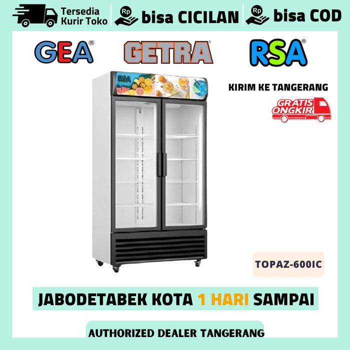 Jual RSA TOPAZ 600 TOPAZ 600 IC Showcase Cooler 2 Pintu No Frost ...