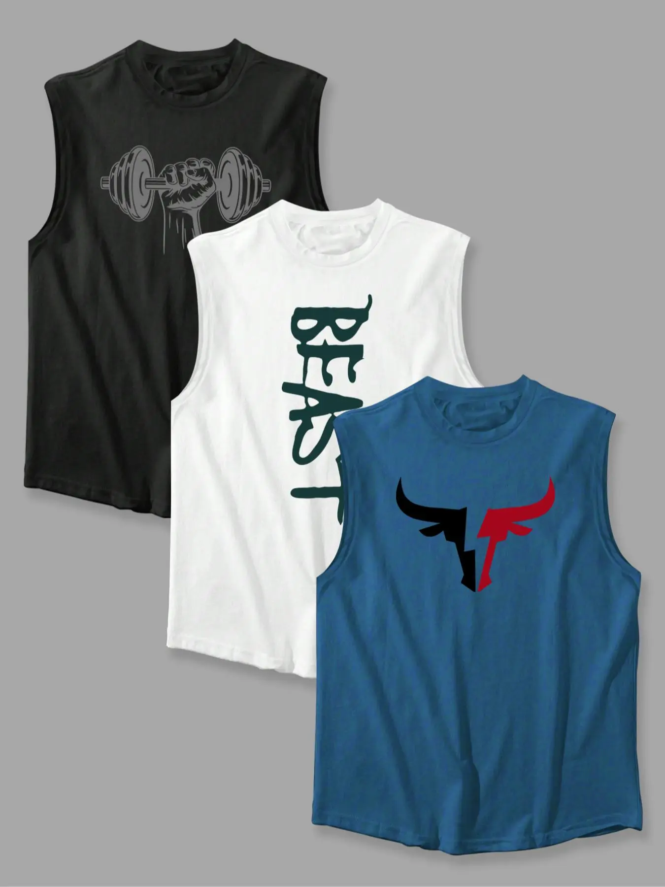 Men's Letter Print Tank Top, Regular Fit Casual Sleeveless Graphic Top for Summer, Men's Top for Daily Wear, Vests