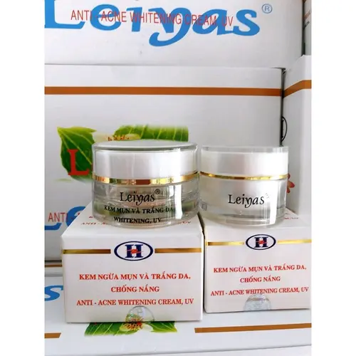 Combo 2 hủ kem Leiyas 5g dưỡng trắng ngừa mụn