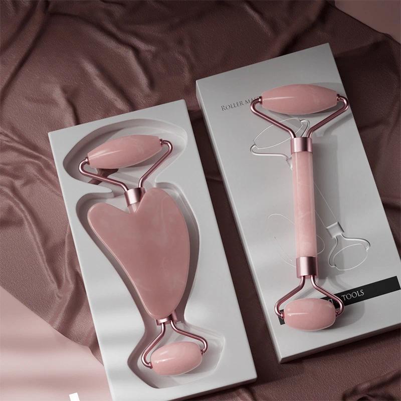 Con Lăn Massage Mặt, Bộ 2 Cái, Bảng Guasha, Dụng Cụ Cạo Resin, Dụng Cụ Xóa Nếp Nhăn, Con Lăn Mát Xa, Để Nâng Cơ Mặt, Dụng Cụ Chăm Sóc Da Bó Sát Cơ Thể 1