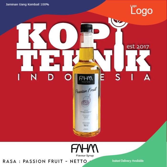 Jual Passion Fruit Flavour Syrup FAHM 750 ml Botol plastik - Kota ...