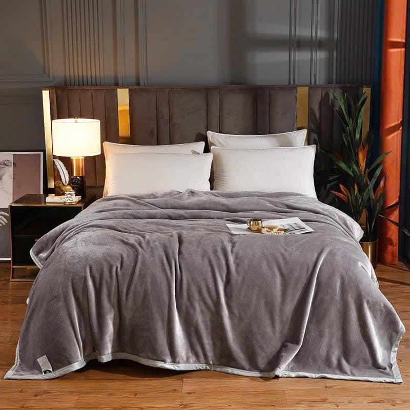Chăn Muji Lông Tuyết Nhung Hàng Loại 1 Siêu Mềm Mịn - Chăn Văn Phòng 2mx2m3