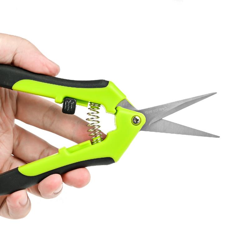 Product Introduction of Garden Pruning Shears Stainless Steel Pruning Tools Hand Pruner Cutter Grape Fruit Picking Weed Household Potted Branches Pruner 29
