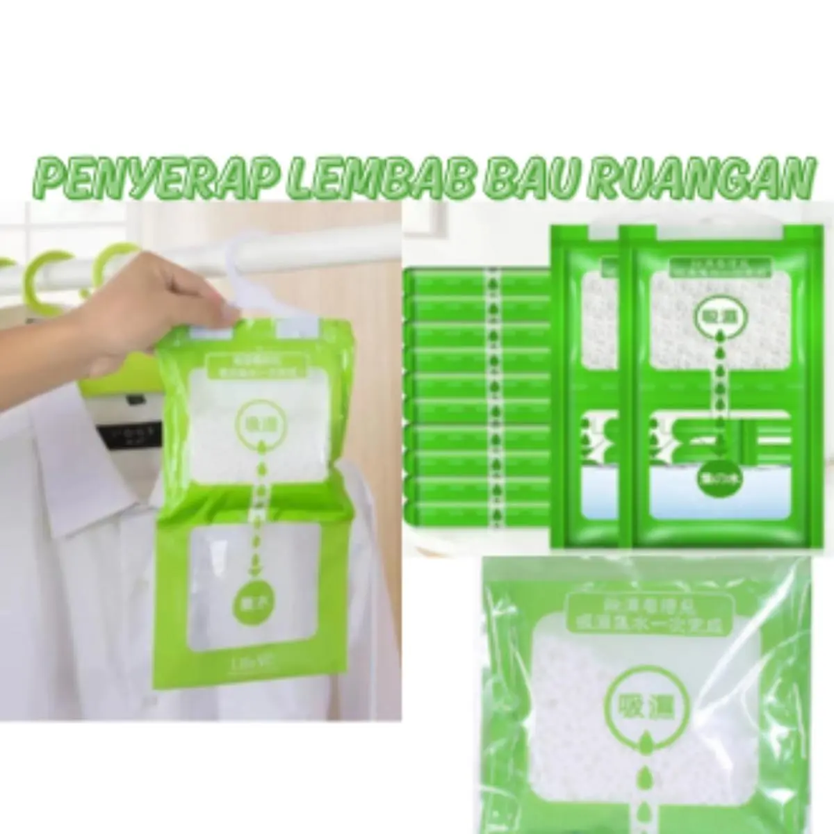 Penyerap Kelembaban Bau Ruangan Kualitas Bagus Daya Serap Lembab Air Ruangan Lemari Pakaian Anti Jamur