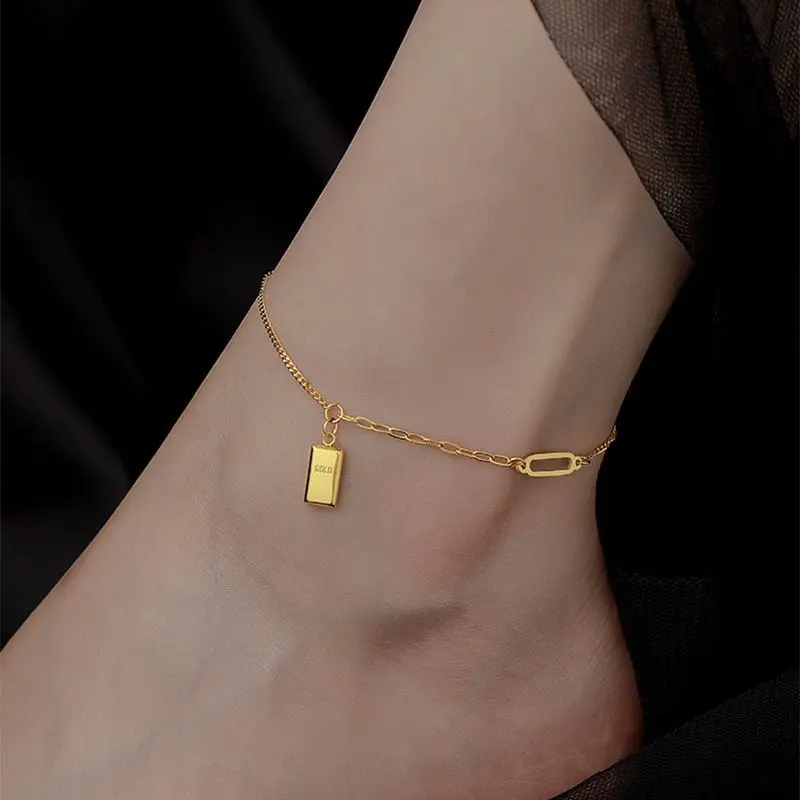 High Quality Non Fading Titanium Steel Ankle Chains For Girls, Durable Titanium Steel Ankle Chains for Girls,Trendy Titanium Ankle Chains for Girls,Fade-Resistant Titanium Steel Ankle Chains,Stylish Titanium Steel Anklets for Girls,Premium Quality