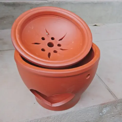 Bếp đốt xông bồ kết, xả chanh, vỏ cam vỏ bưởi. chất lượng tốt ( bảo đảm đốt không vỡ) (tặng nến cho khách dùng thử 1