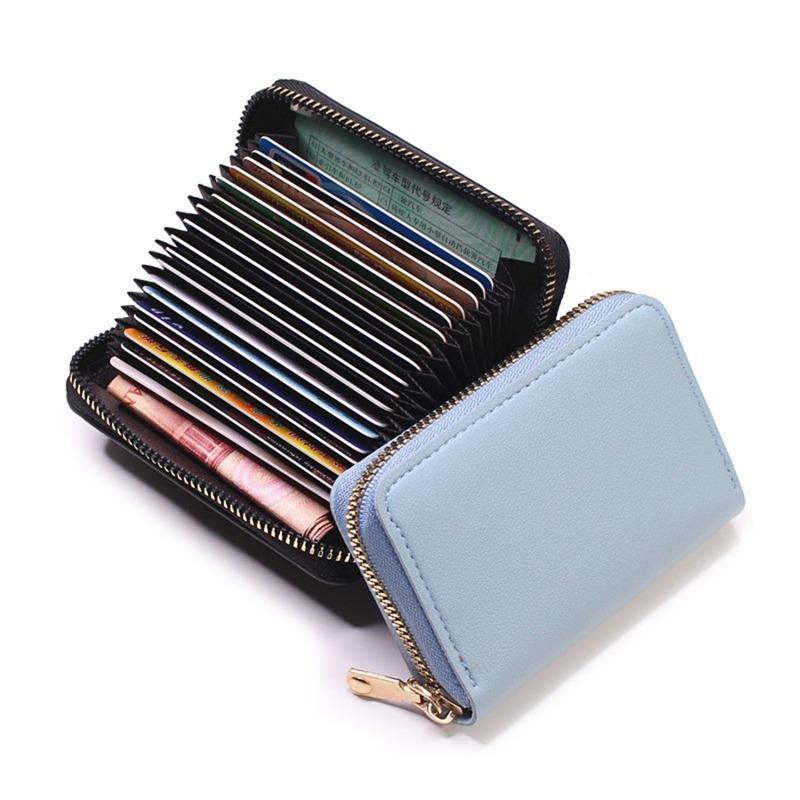 Product Introduction of FreeHummingbird #  PU Function 24 Bits Card Case Business Card Holder Men Women Credit Passport Card Bag ID Passport Card Wallet 17