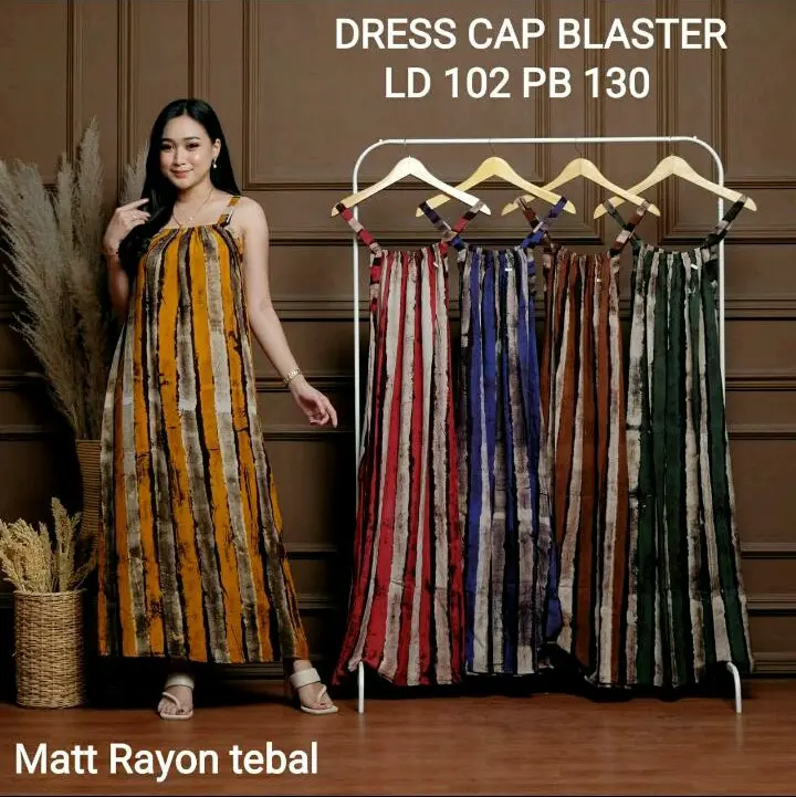 DRESS CAP RAYON SUPER PREMIUM ASLI BATIK CAP PREMIUM HALUS BERKUALITAS NYAMAN DI PAKAI