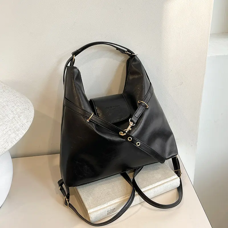 Autumn and Winter Super Best-Selling Tote Bag Female 2024 New Retro Trendy One-Shoulder Bag Student Class Commuter Backpack
