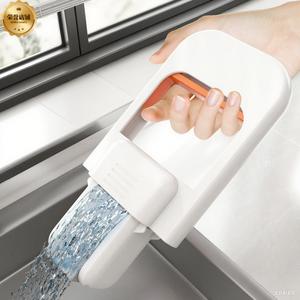 Mop Mini Lipat Bebas Tangan, Mop Span Penyerap, untuk Pembersihan Meja, Isi Rumah, Mop Penyingkiran Noda Kering dan Basah Supplies