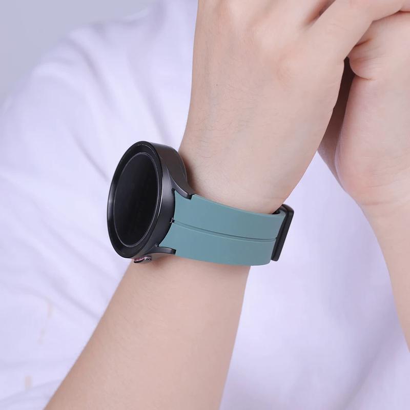 Product Introduction of Popular Magnetic silicone straps for Samsung Galaxy Watch 6 Classic 43mm 47mm silicone watch band for 5 pro 45mm watch 4 10