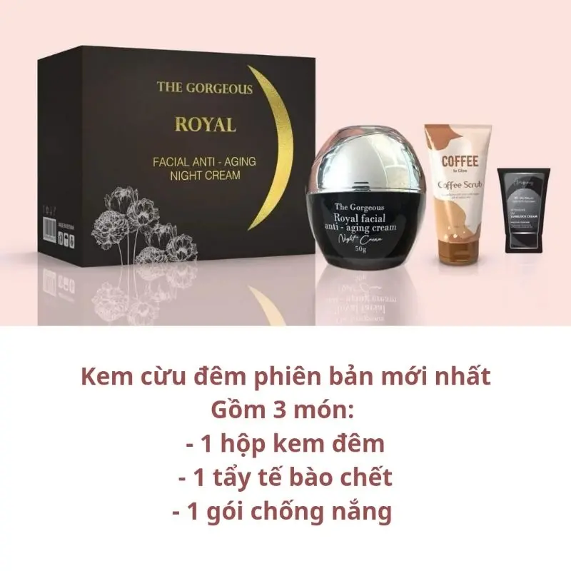 ((Mới)) Kem Cừu Đêm Phiên Bản Mới Múi Xù Gorgeous  (Gồm 3 Món : Kem Cừu + Chống Nắng + Tẩy Tế Bào) 4