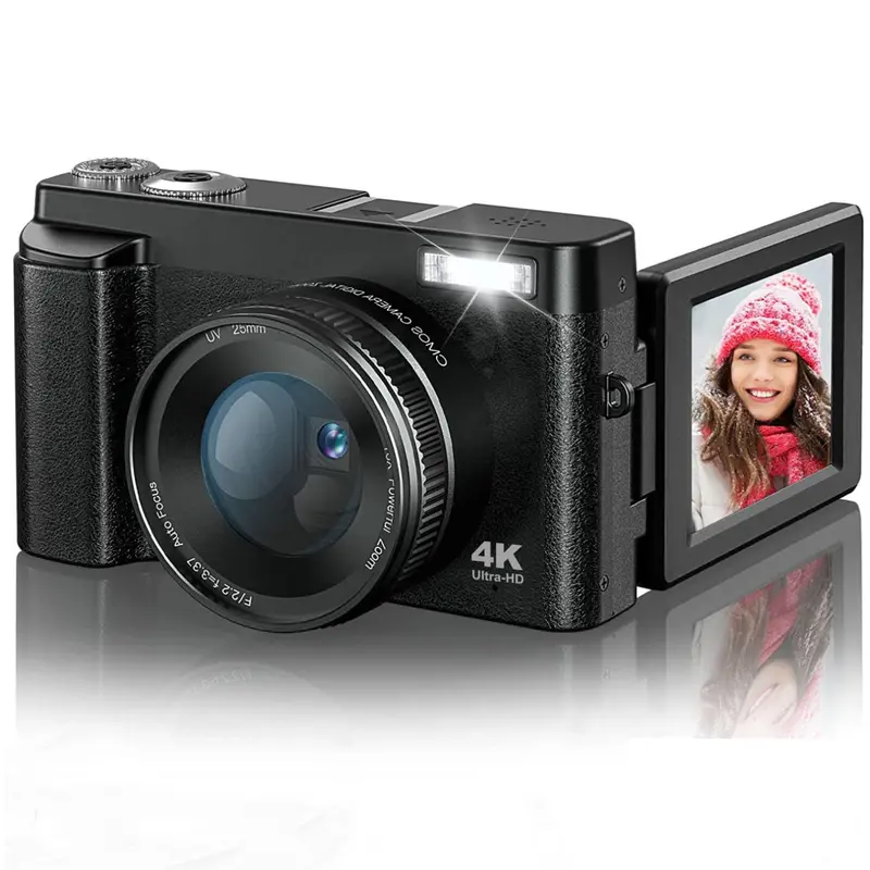 44MP デジタルカメラ、FHDのポイント＆シュートカメラ、32GB TFカード