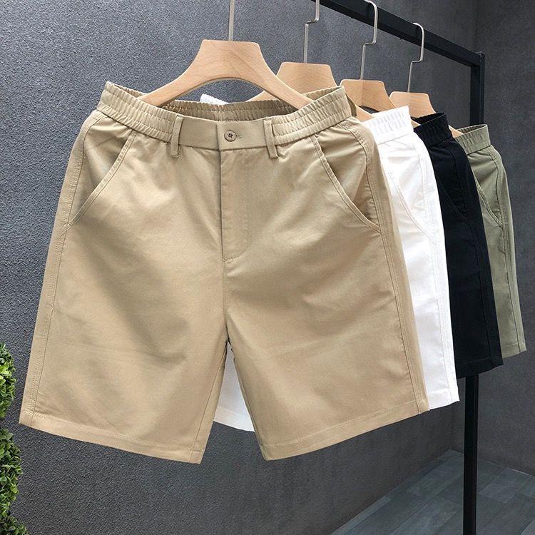Quần shrot đùi nam vải Kaki thô hàn cao cấp phong cách Hàn Quốc trẻ trung năng động basic dễ mặc Menswear Nhung Có Túi