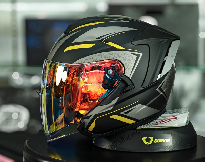 Mũ Bảo Hiểm 3/4 2 Kính RSV R05 Helmet - Mũ Bảo Hiểm Chính Hãng 4