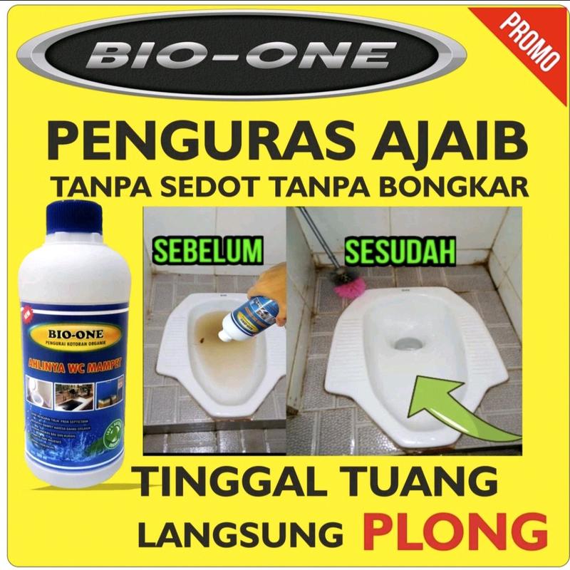 ( PAKET ISI 2 ) BIO ONE SOLUSI WC MAMPET PELARUT TINJA PALING AMPUH 0